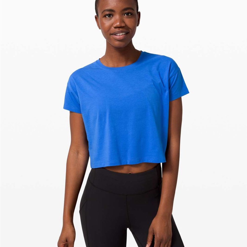 Lululemon Wild Bluebell Cates Tee